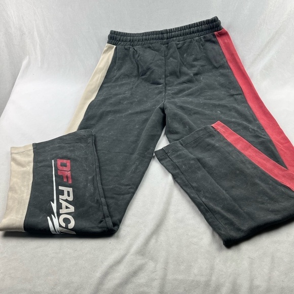 NWOT asos design DF racing gray, red, cream sweat pants B55 - Picture 6 of 9